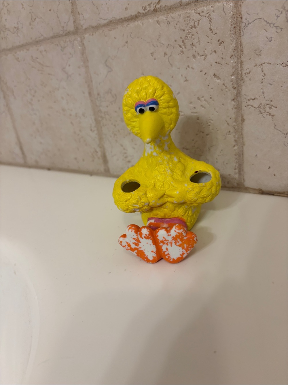 Big Bird toothbrush holder